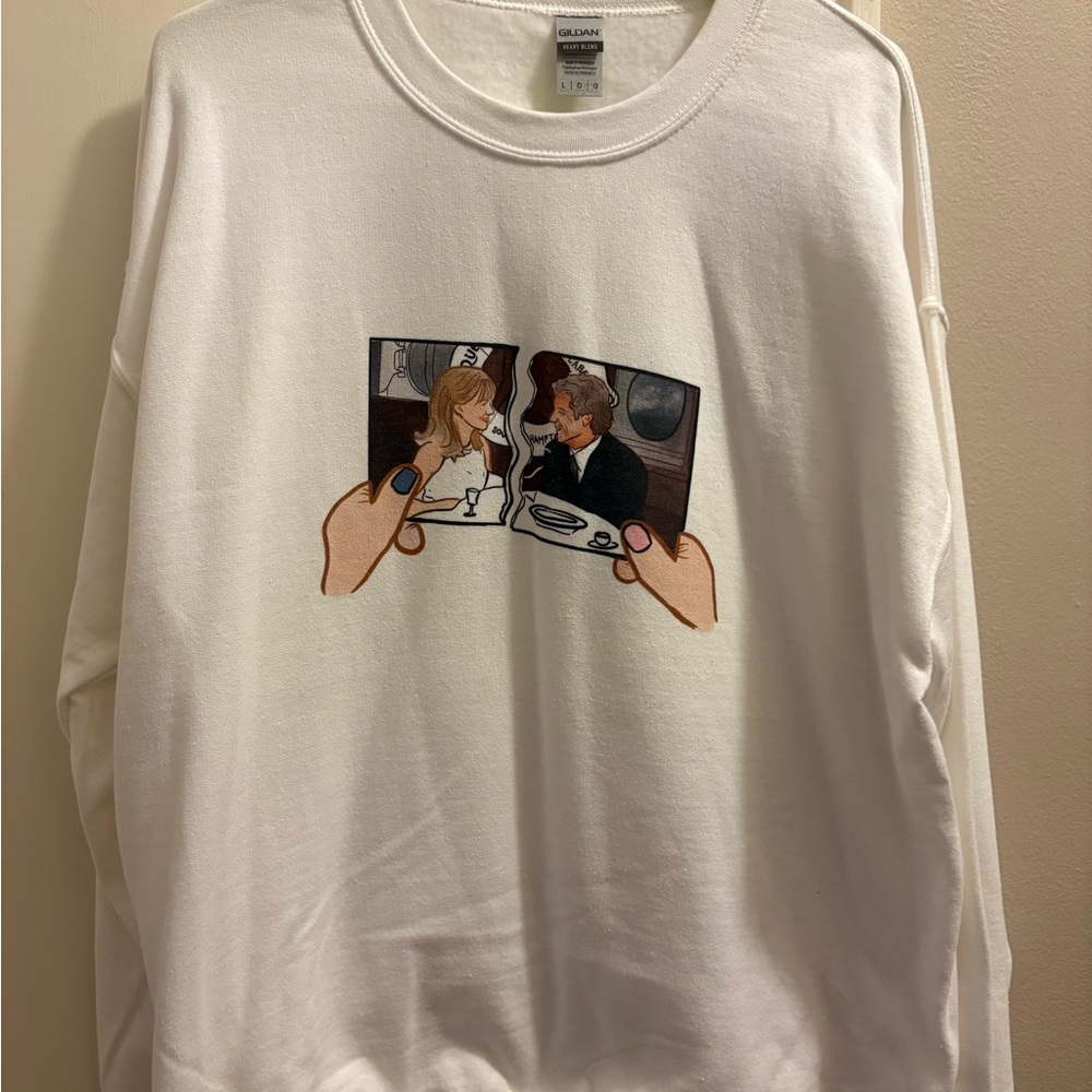 Parent Trap Gildan White Heavy Blend Sweatshirt
